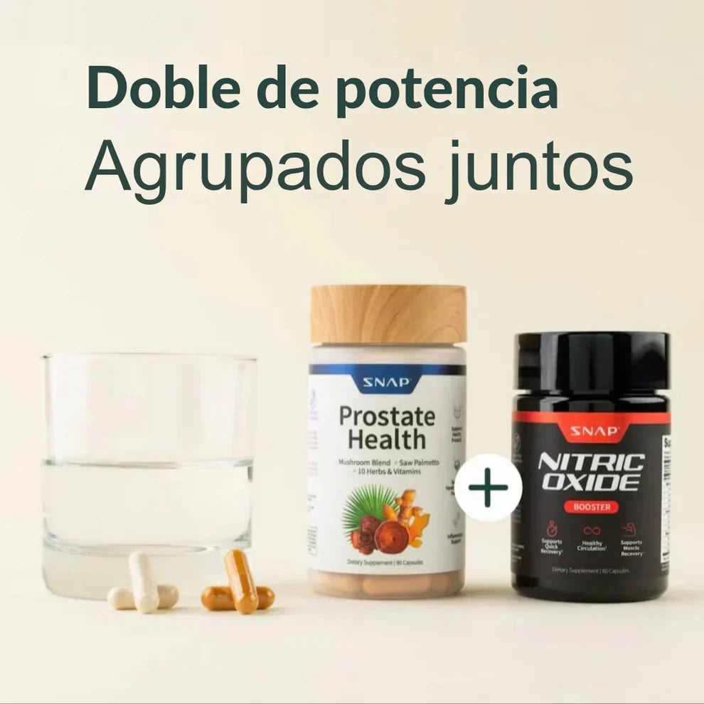 Combo de Masculinidad: Salud Prostática + Óxido Nítrico - COMPRA 1 LLEVA 2