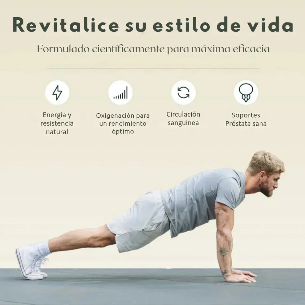 Combo de Masculinidad: Salud Prostática + Óxido Nítrico - COMPRA 1 LLEVA 2