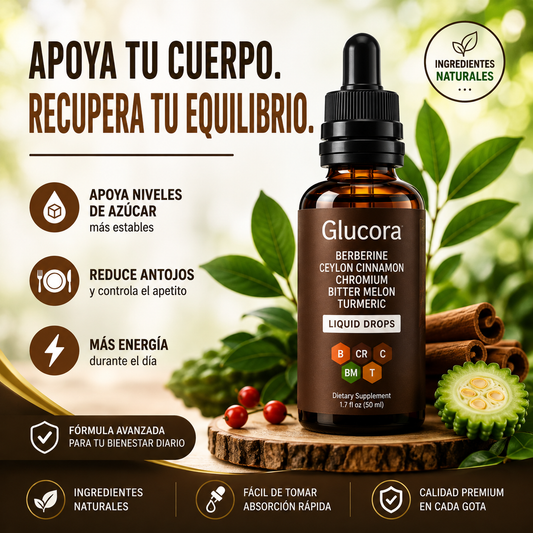 Glucora™- Adiós Picos Recupera el control de tu azúcar